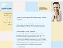 Tablet Screenshot of christoph-steinmetz.de